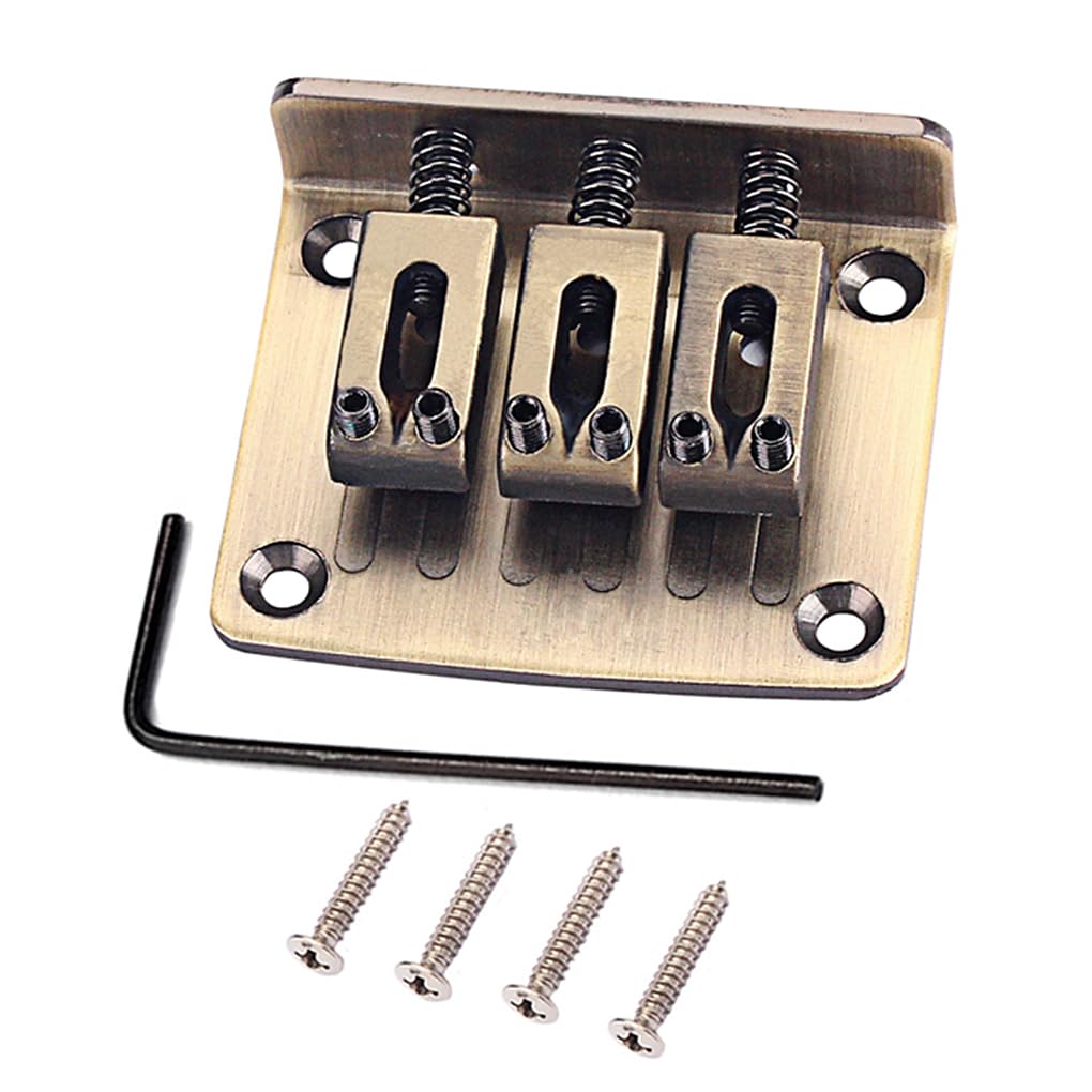 10 set Pratico Ponte per Pianoforte Antiruggine Ponte Cordiera Leggero Resistente all'usura Roller Sella Parti di Chitarra Accessori Basso Ukulele