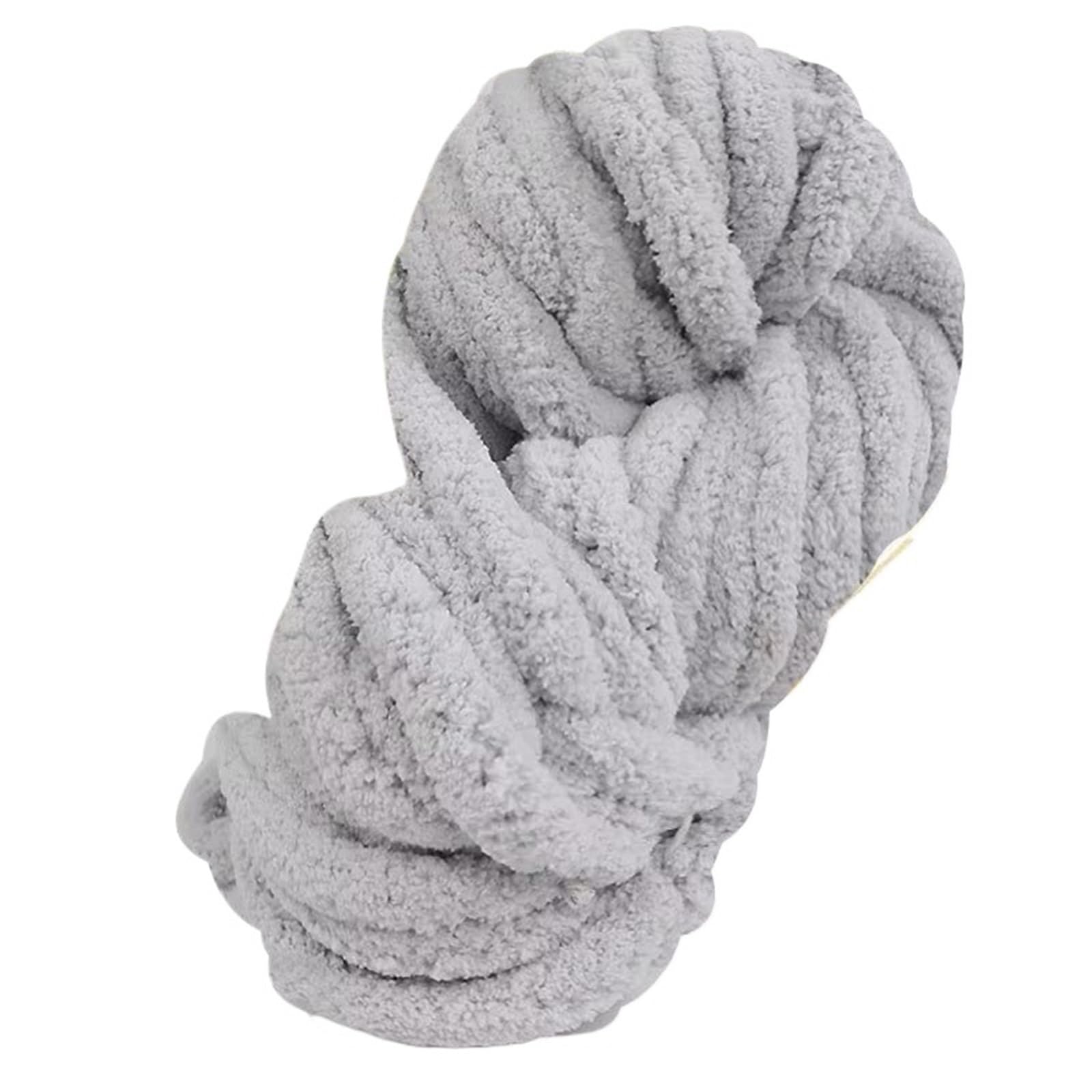 Hilo chenilla grueso para mantas de salón y decoración de invierno