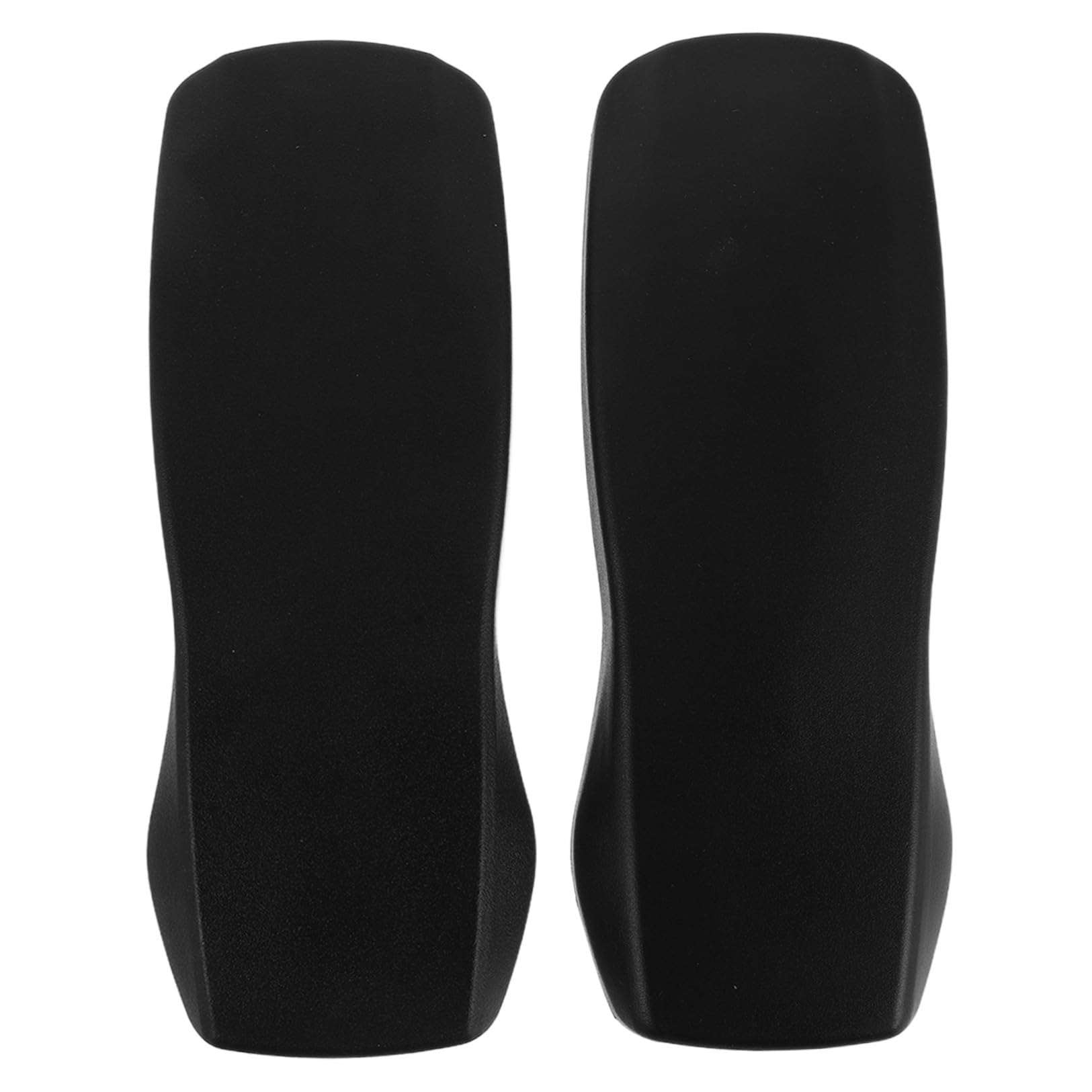 Almohadillas de Repuesto Distancia de Montaje 4 2 Piezas Reposabrazos de Silla PU Negro 26x9,2x2,5cm para Reposabrazos de Silla de Oficina