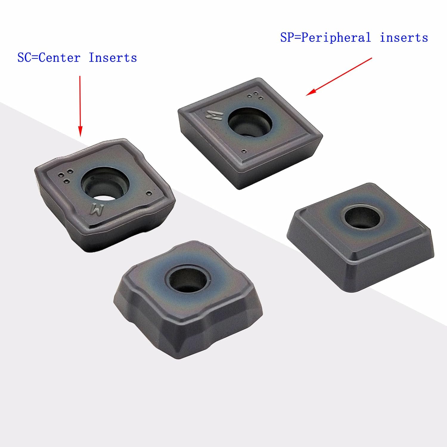 10pcs SPGX050305-GR Carbide Inserts are Suitable for 880 Series Tool Holders, Processing cast Iron and Stainless Steel Parts