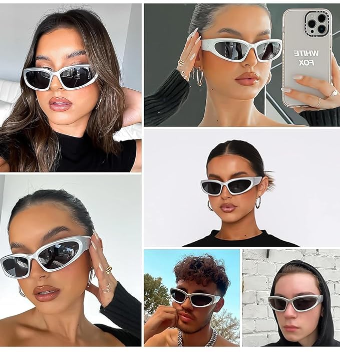 Image of Roshfort Sports Non Polorized Sunglasses UV Protection Sunglass for Men & Women Cycling Running Driving Fishing Multi Shade Glasses ITALIC (Size -Medium)