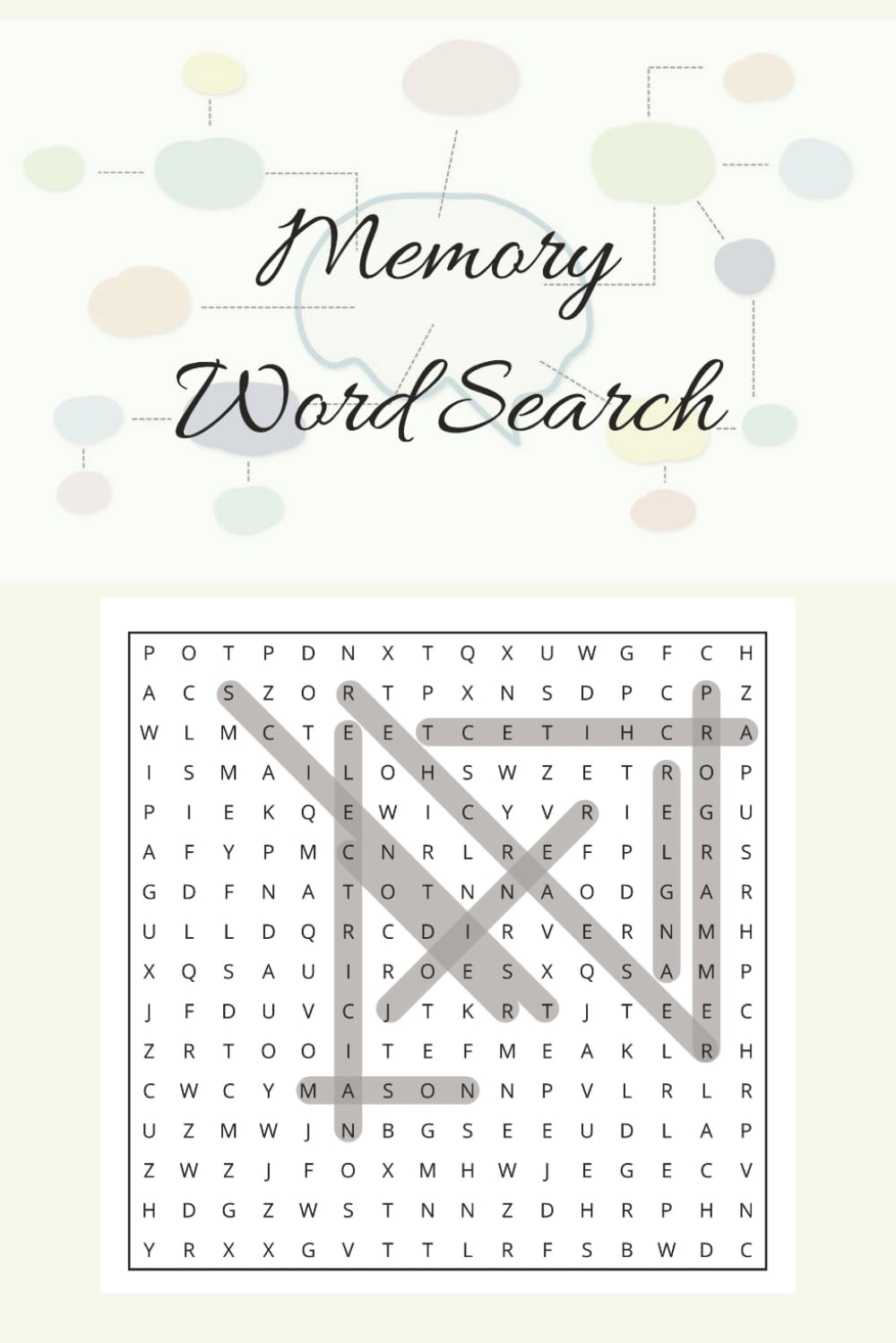 Memory Word Search Book: Memory Word Search: Fun & Brain-Boosting Puzzles for Seniors, Adults, and Memory Care. Improve Focus, Recall, and Cognitive Health