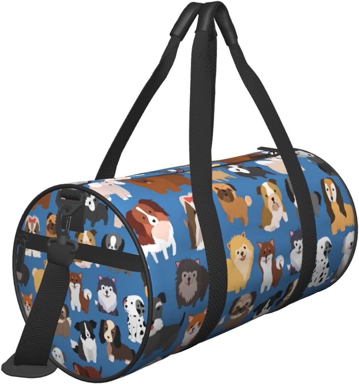 Cute Puppy Dogs Animal Sports Gym Bag Travel Duffel Bag Shoes Compartment For Men Women Foldable Lightweight Yoga Gym Sports Bag - Image 2