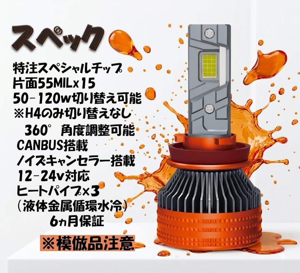 Amazon | 18LED 宇宙一明るいLEDバルブ シリーズY 50-120w切り替え