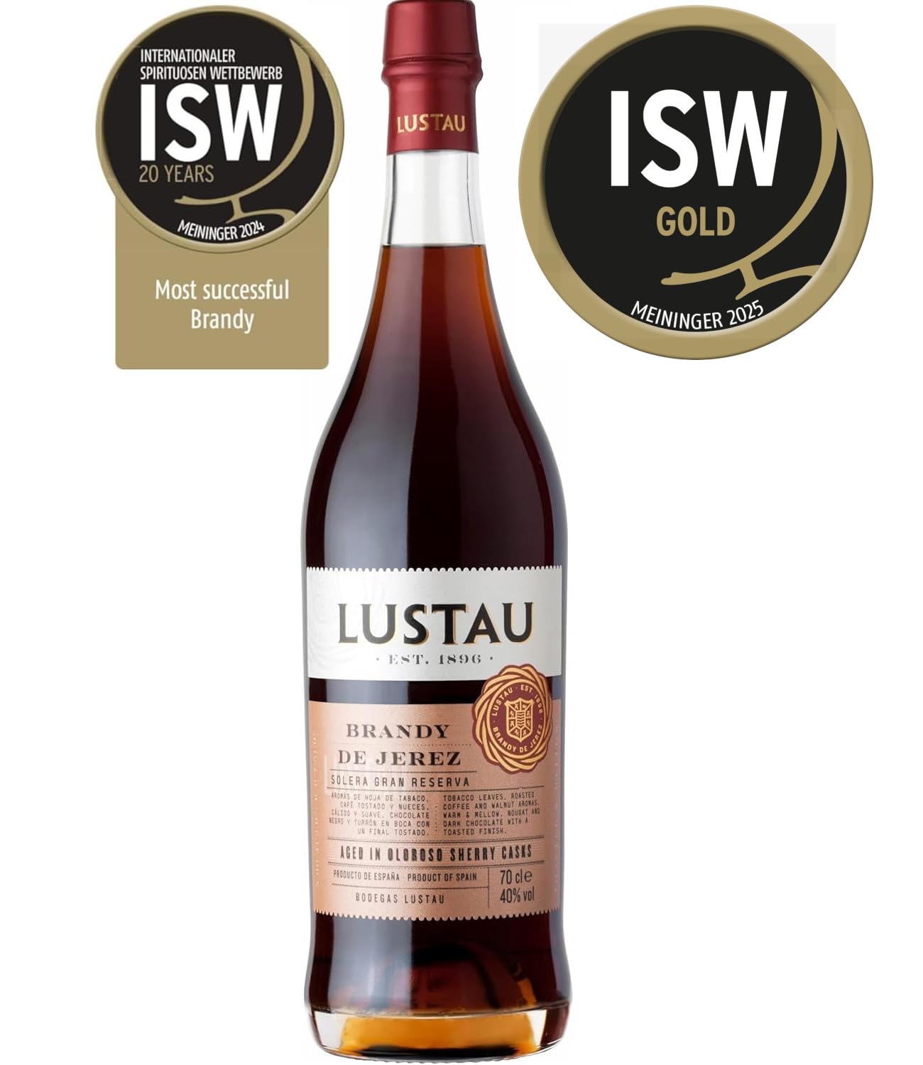 Brandy Lustau Brandy Solera Gran Reserva 70 cl