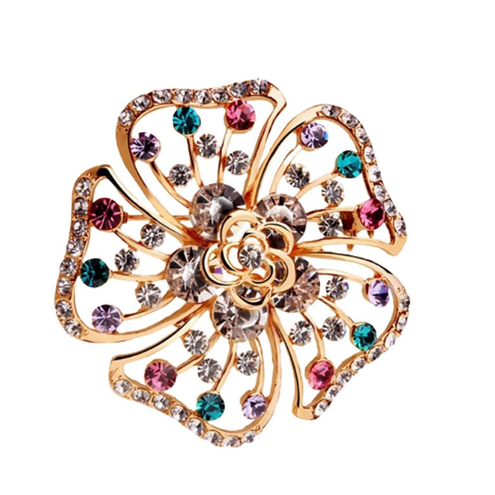 See full amazon price history chart for University Trendz Gold-Plated Multicolor Crystal Stud Floral Brooch for Women & Girls University Trendz Gold-Plated Multicolor Crystal Stud Floral Brooch for Women & Girls (B0CHPR1VTX) Amazon Price History, Amazon Price Tracker