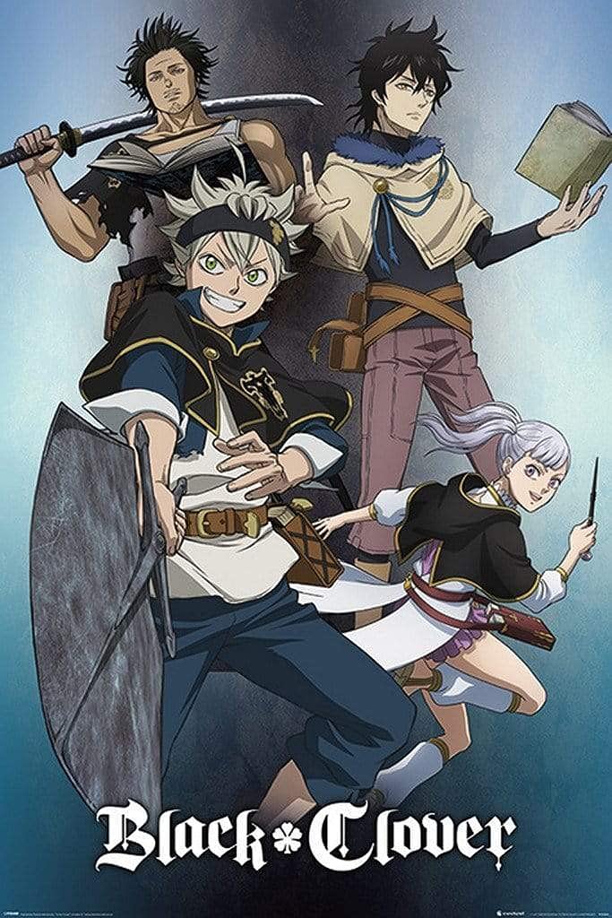 Amazon.com: Black Clover Poster, Multi-Colour, 61 x 91.5cm