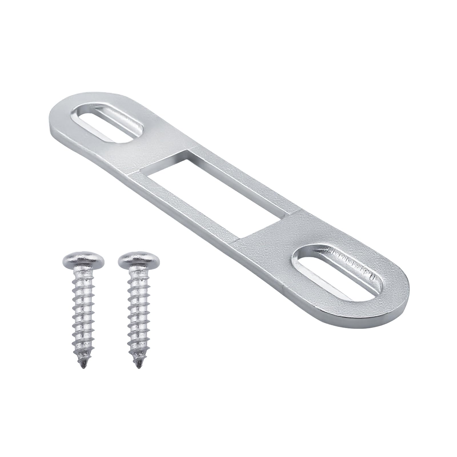 MP2097 Sliding Door Keeper for Prime-Line Door Frame,Zinc Plated Steel Mortise Latch Keeper for Sliding Patio Door Locking Hardware with Screws