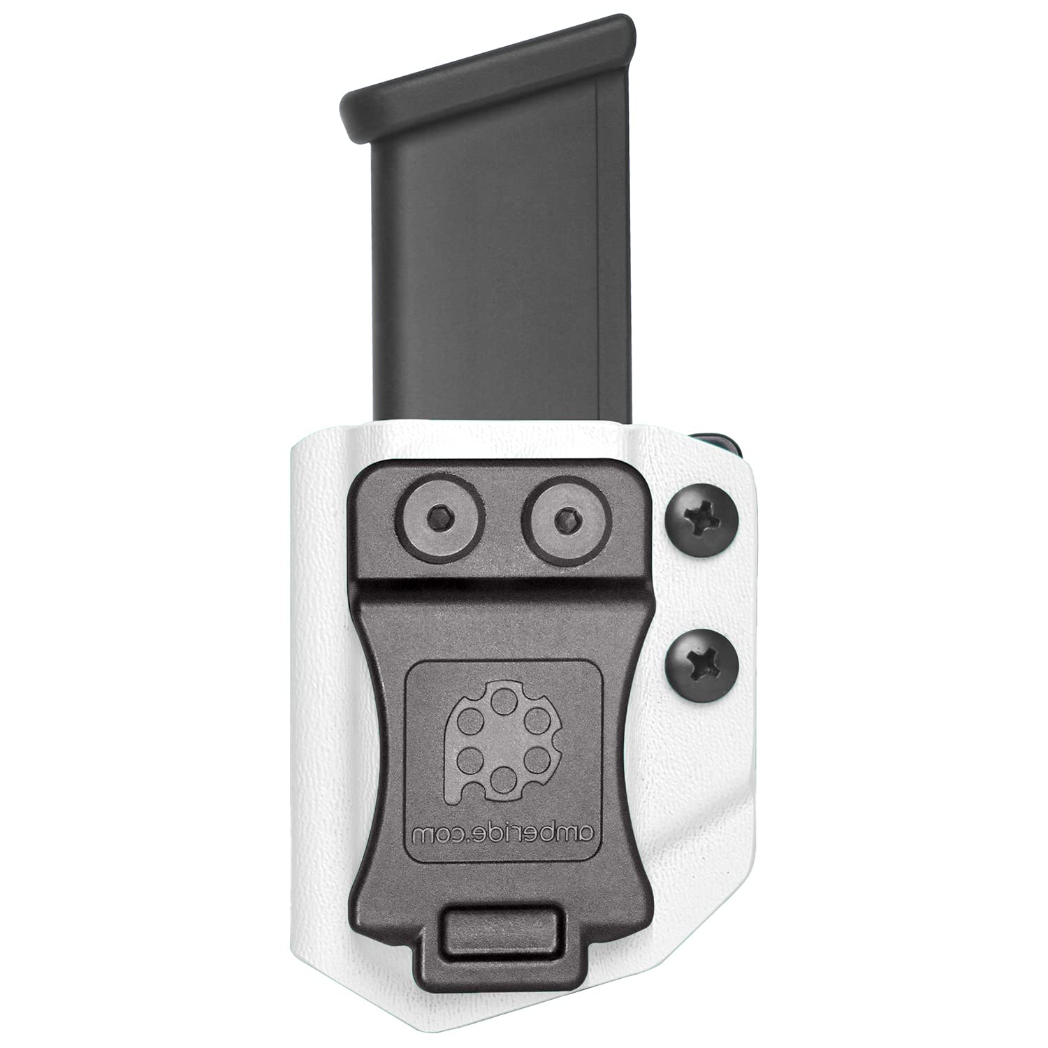 Amberide Universal Mag Carrier IWB/OWB KYDEX Magazine Holster Fit: 9mm/.40 Double Stack - 9mm/.40 Single Stack - .45ACP Double Stack - .45ACP Single Stack