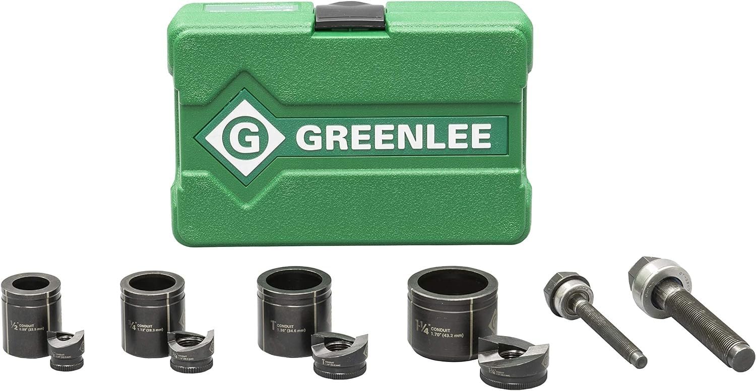 Tempo Greenlee 7235BB Slug-Buster Manual Knockout Kit for 1/2 to 1