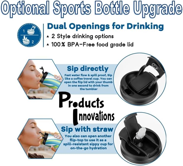 Personalize It - Valentine's Day Quotes Themed Tumbler Cup - 20 oz Stainless Steel Skinny Tumbler with Lid and Straw - Custom Insulated Mug - Optional Sports Bottle Upgrade Available - Image 4