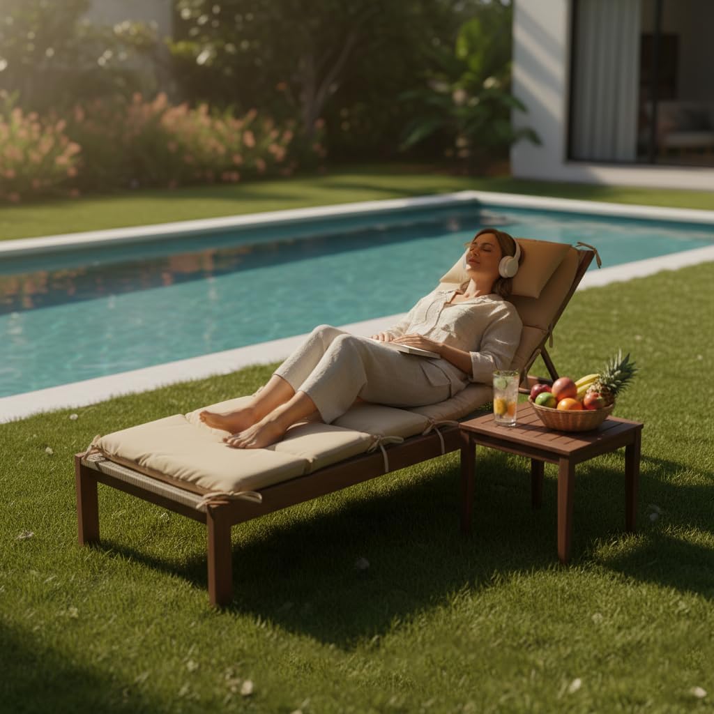 Weatherproof Replacement Cushion Pad and Umbrella for Hanging Lounge Chair Outdoor Chaise Hanging Hammock Chair - Long-Lasting, Fade-Resistant, Quick-Dry, Outdoor Lounge Replacement Set (Beige-) 5 61Hh3hBiOOL. AC SL1024