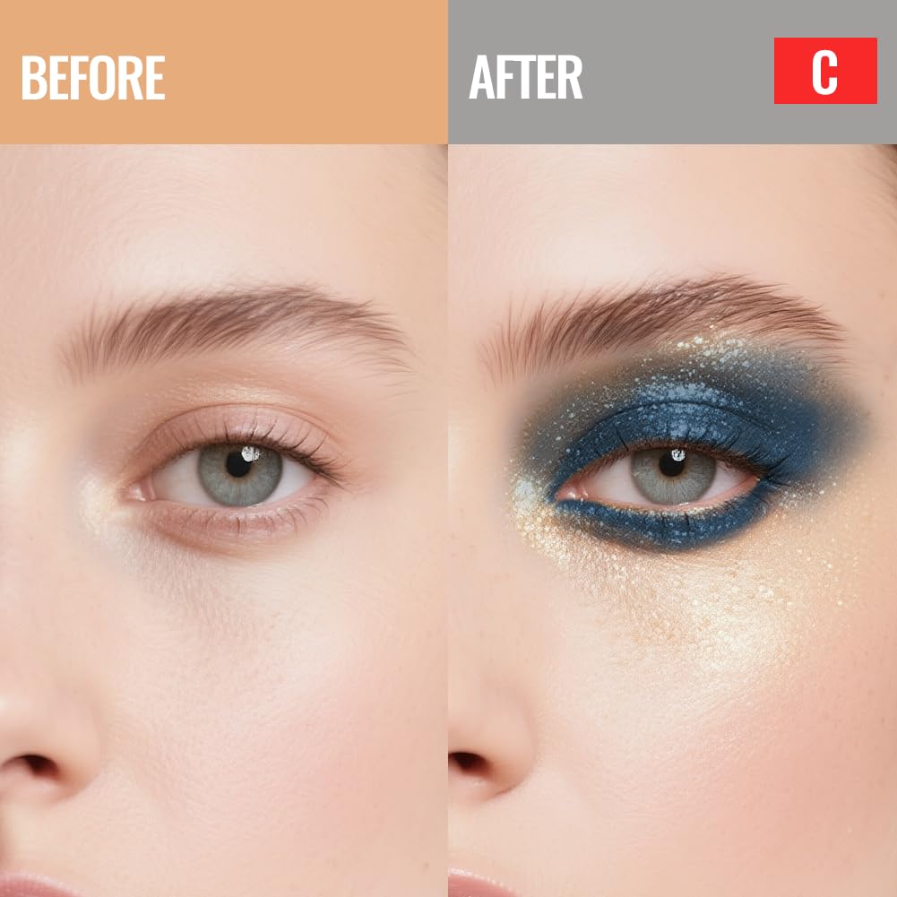 Cienie do powiek w sztyfcie, 8 * 2g Zestaw ołówków do cieni do powiek z brokatem i matowym, Eye Shadow Stick w kremie, łatwy w użyciu, tworzy kredki do oczu i długotrwały makijaż oczu (zestaw C)