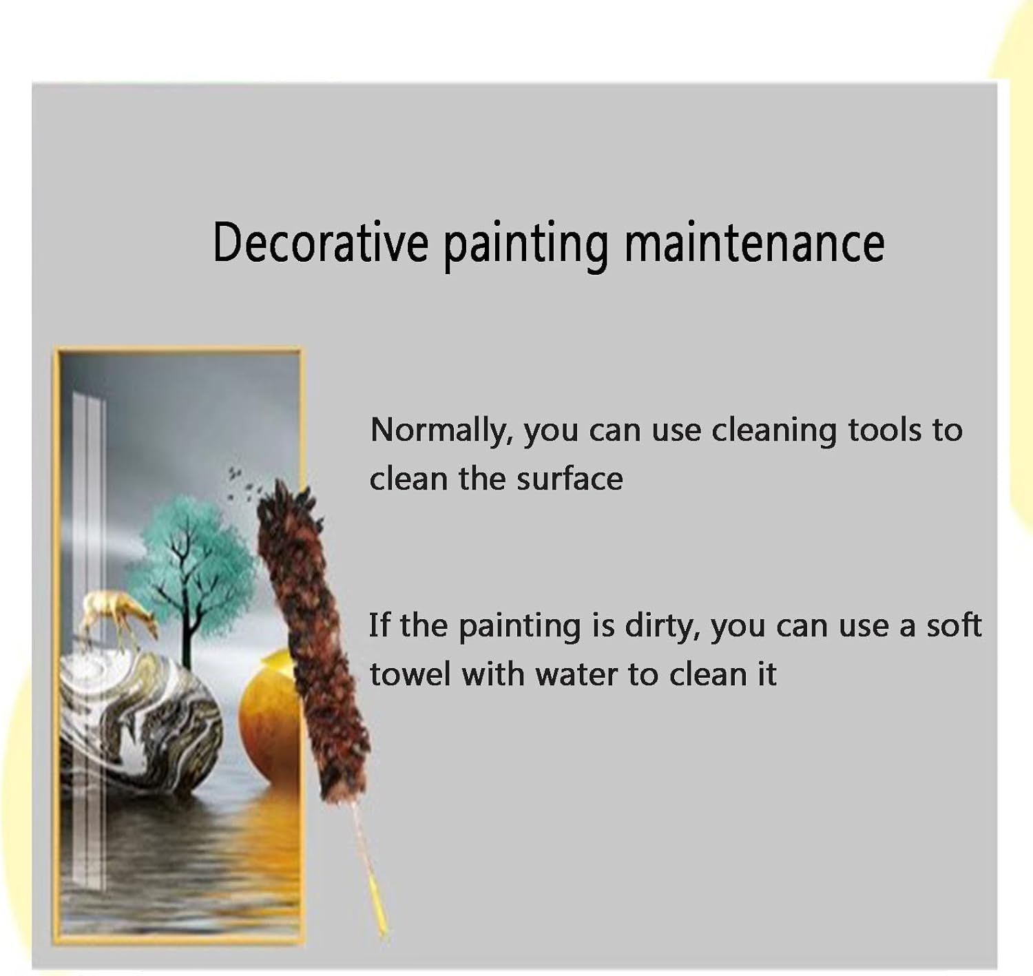 Electrico Decorativos Caja Medidor Versión Vertical Sin Perforación Pintura Decorativa Caja Contadores Tapar Cuadro de Luz Decora Sala de Estar,A,50x70cm