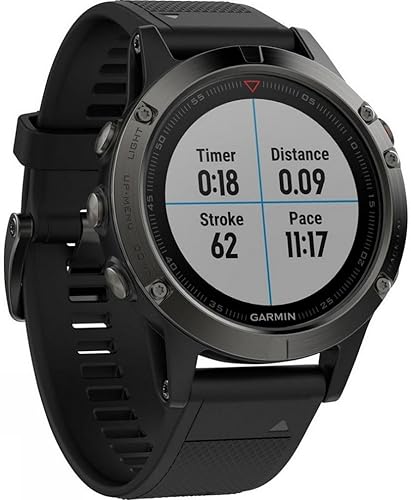 Miniatura 6 de Garmin Fenix 5 Sapphire - Negro con correa negra