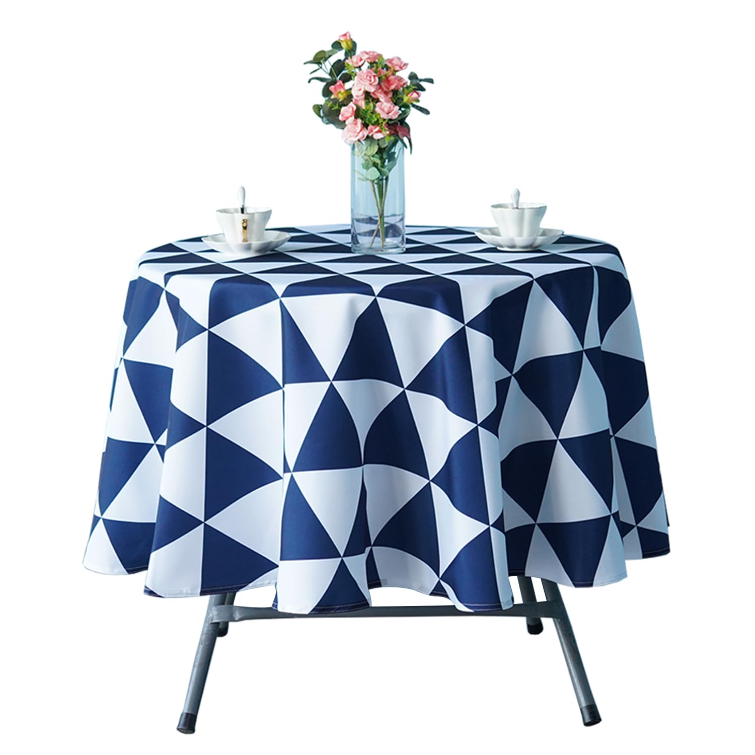 Trimming Shop Tovaglia Rotonda Usa E Getta – Diametro 213 Cm, Nera, In Plastica – Perfetta Per Feste, Picnic, Compleanni, Matrimoni