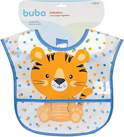 Buba Babador Com Bolso Tigrinho Colorido