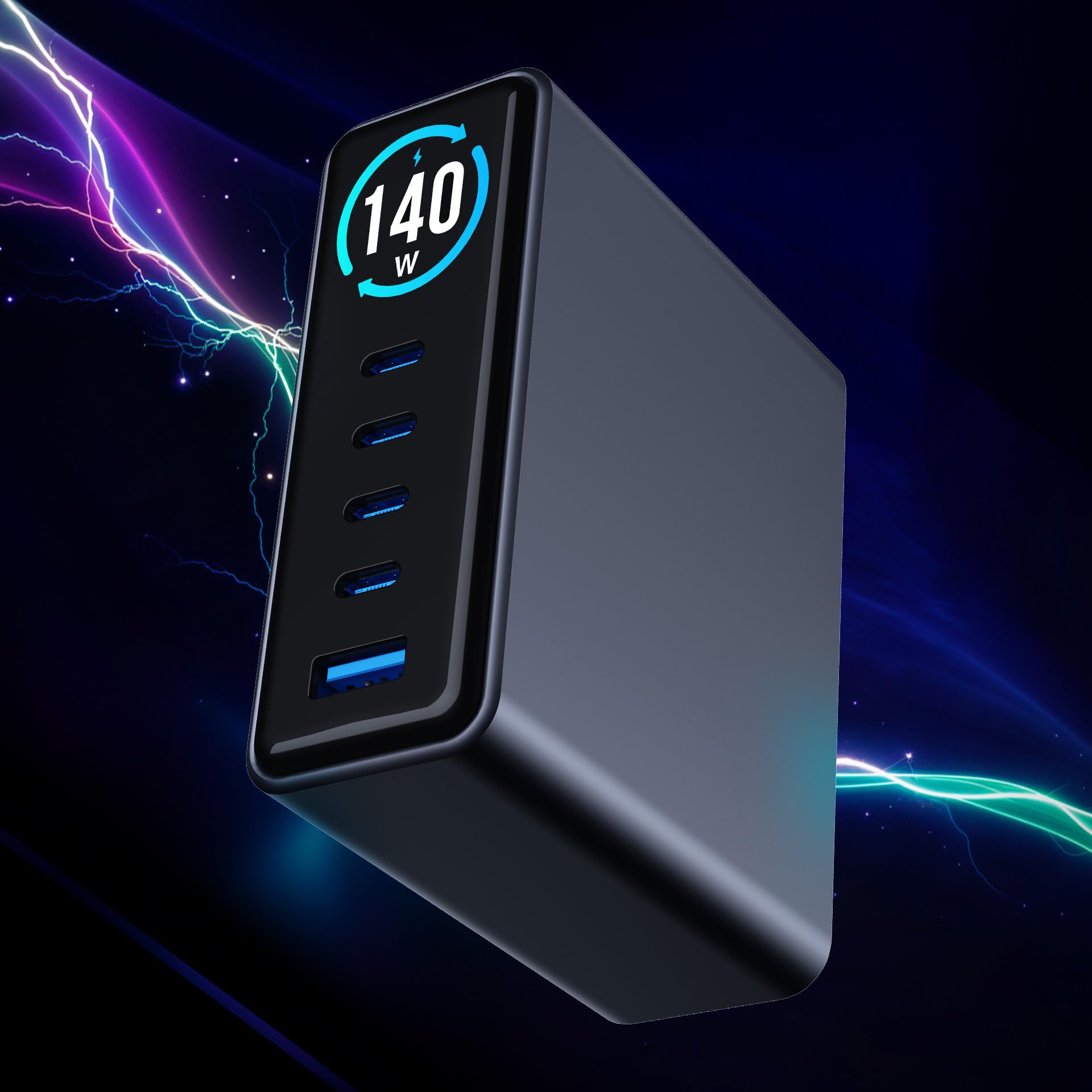 3mk InCharge Desktop Charger Lumin Estación de carga 140W Negro