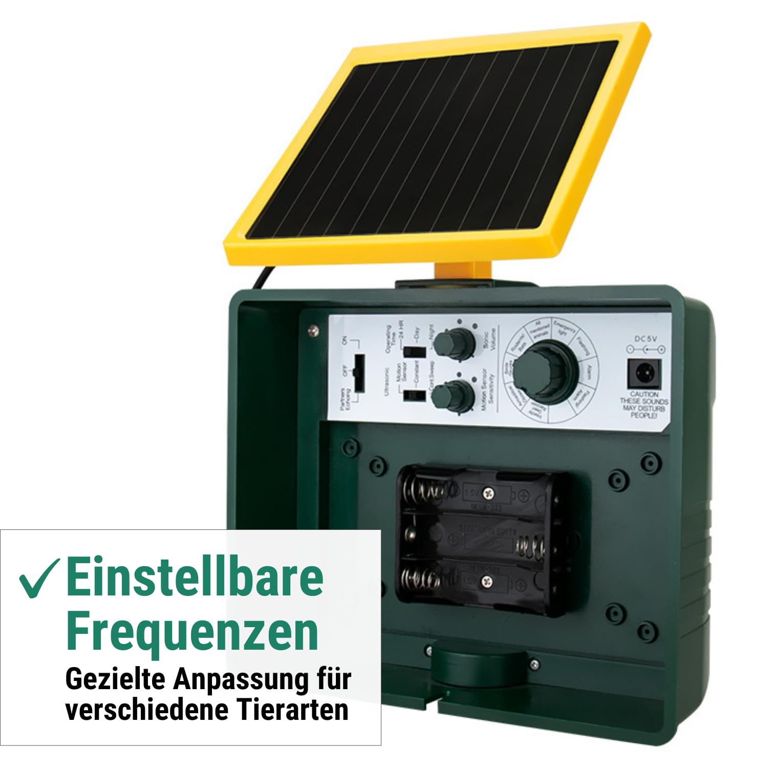 Agrarzone Ultraschall Tiervertreiber Solar Plus Tierabwehr Schädling