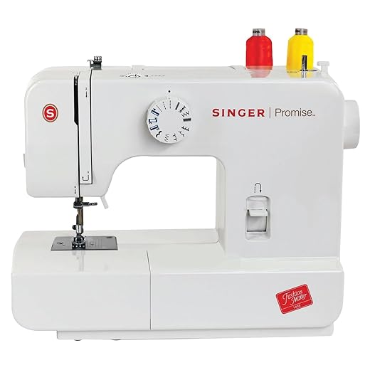 Singer Promise 1408 Zig-Zag Sewing Machine, 8 Built-in Stitches, 24 Stitches Functions with 70W Powerful motor & Feed dog with106 Teeth in 6 Rows (White)-Get Free Online Interactive Master Class