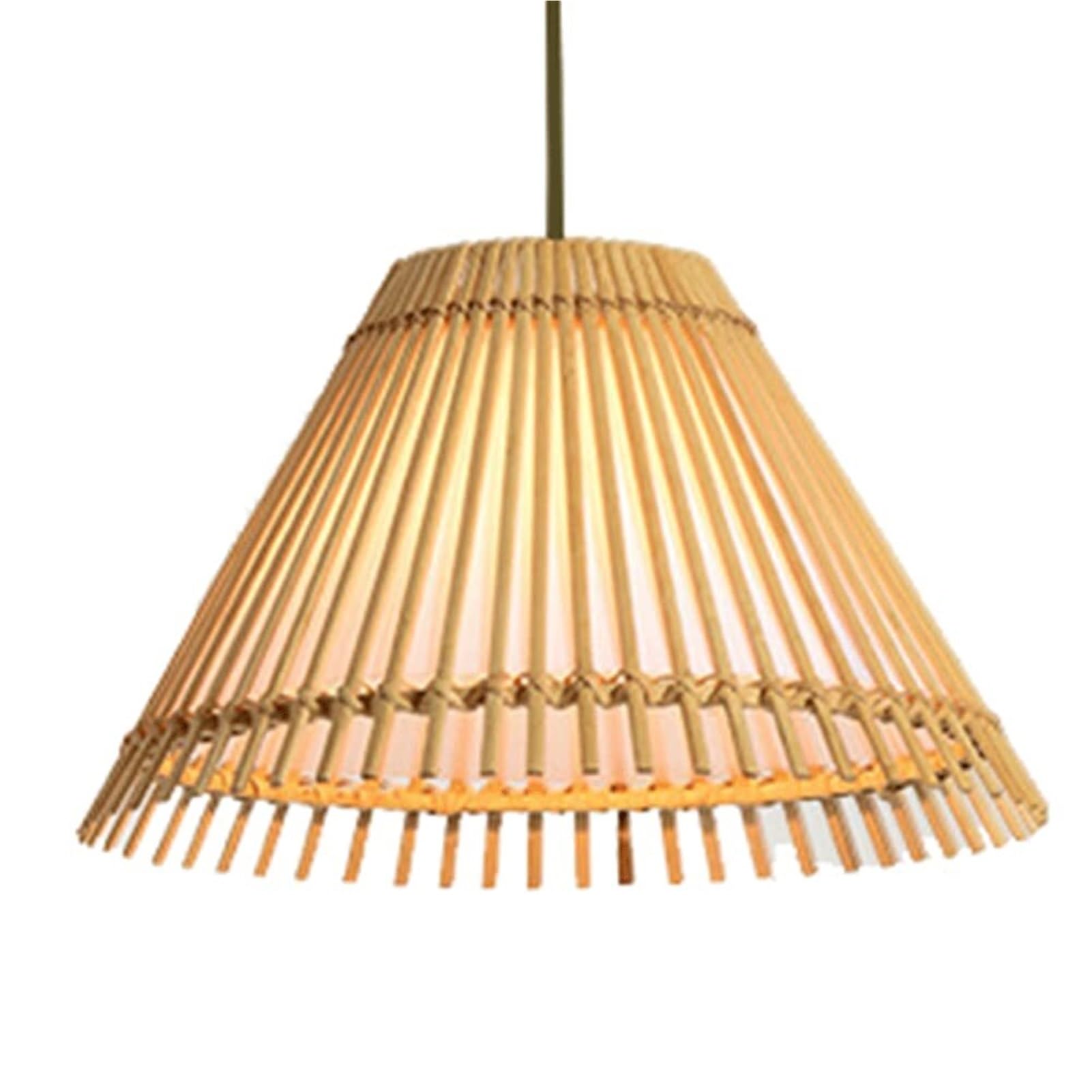 KBUUKYYXouy Art Handmade Classic Flowerpot Weave Hanging Nordic Natural Ceiling Handwoven Wicker for Restaurant Study Kitchen Hallway Bedside