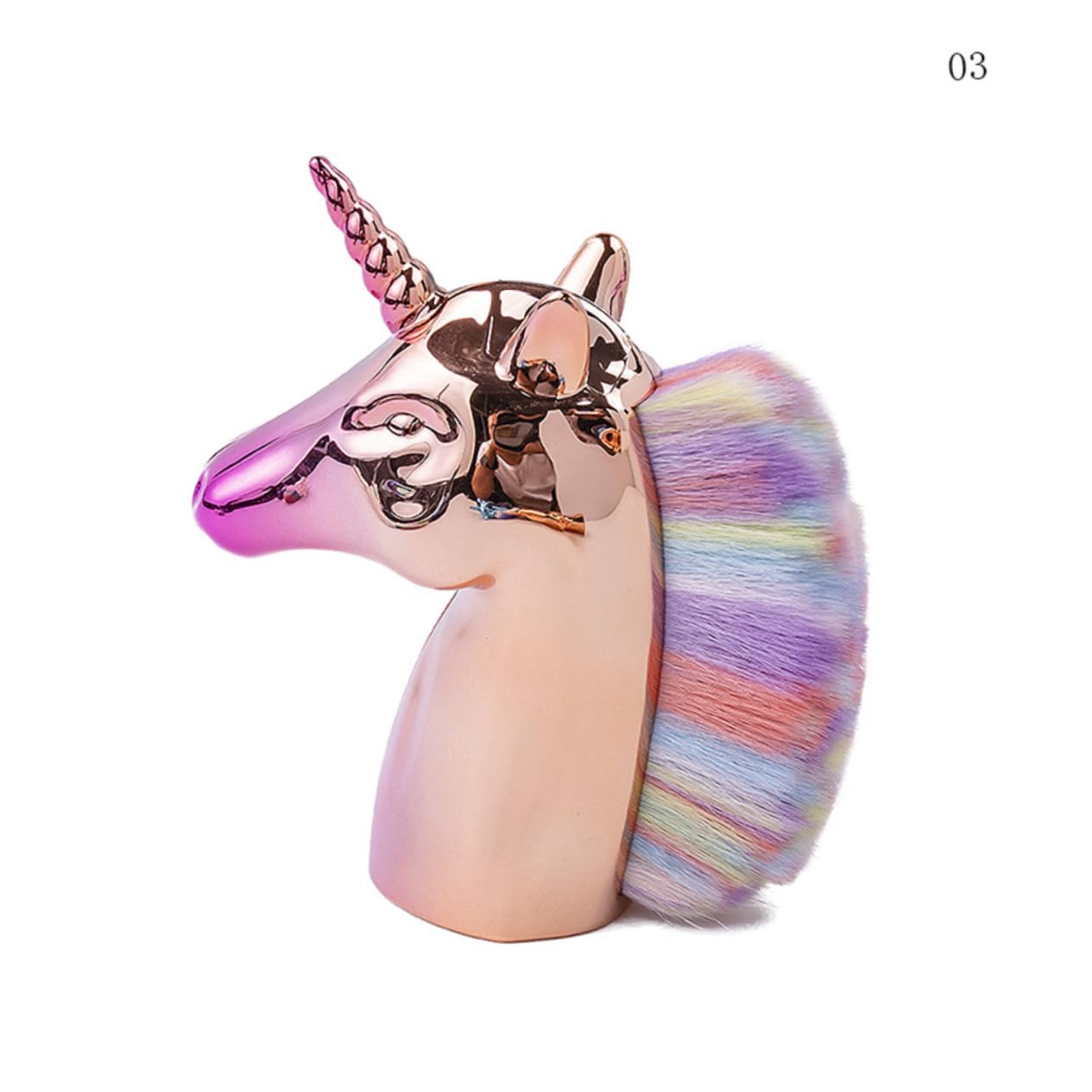 Healeved 9 Piezas Cepillo De Uñas De Unicornio Cepillo Para Polvos Sueltos Arte De Uñas Con Pincel Striper Base De Maquillaje Cepillo De Uñas De Acrílico Makeup Sol Rojo Brocha Para Polvos
