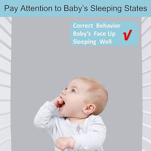 Miniatura 8 de Sábanas para cuna, sábanas para cuna para niños, sábanas para cuna de bebé, sábana bajera de microfibra para cuna estándar y colchón de niño pequeño