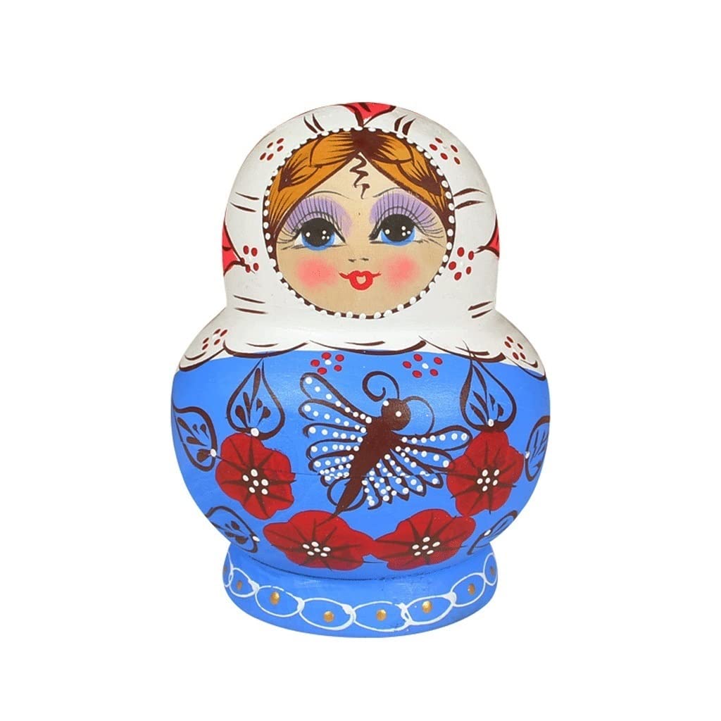 Amazon.co.jp: マトリョーシ ロシアのマトリョーシカの手作りの木製の