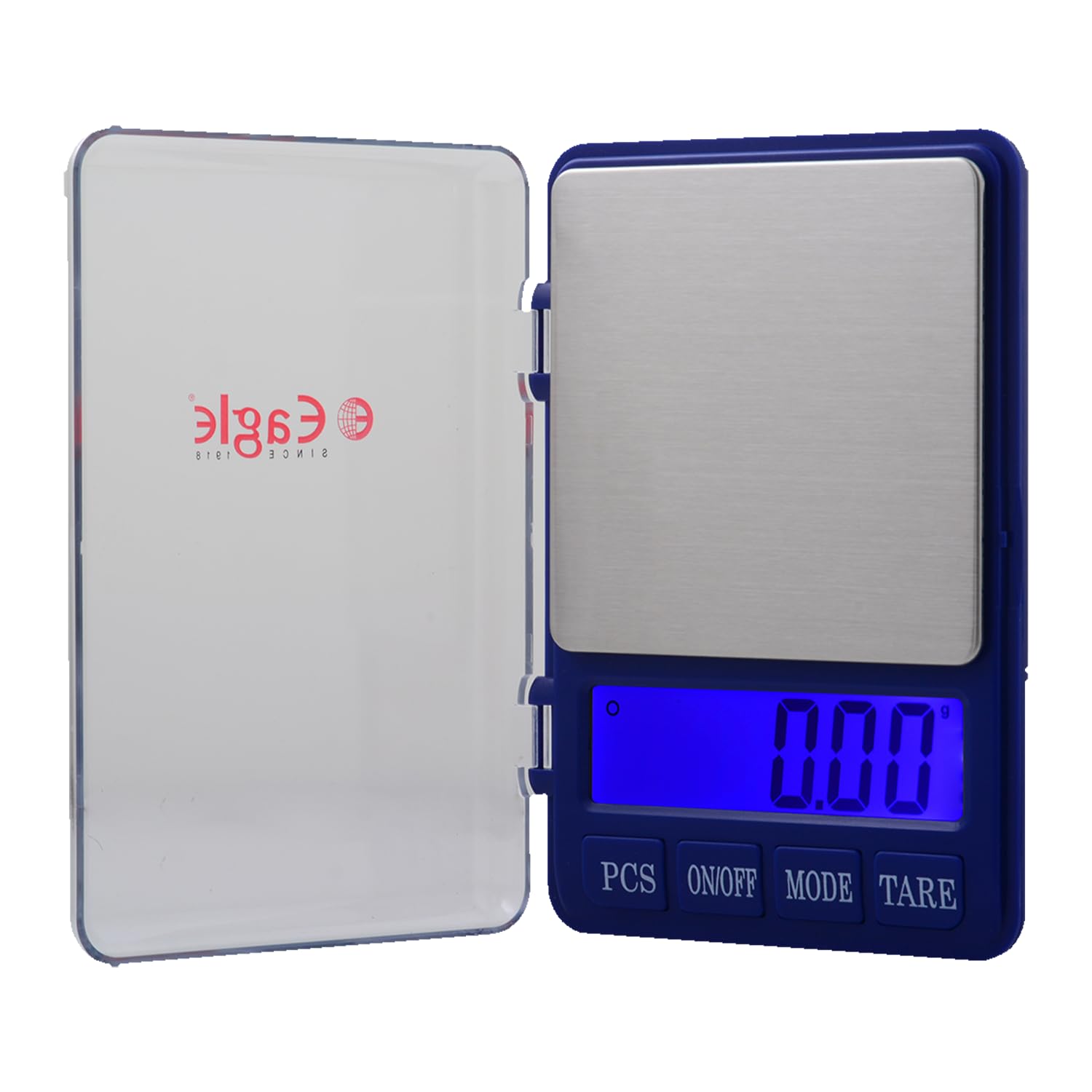 Eagle Digital Weighing Portable Scale 600gm Capacity, 0.01g Accuracy-Mini Weight Machine with Low battery, Overload Indicator, Pocket Scale for Gold & Silver Ornaments, Kitchen, Jewellery (PKT-999)