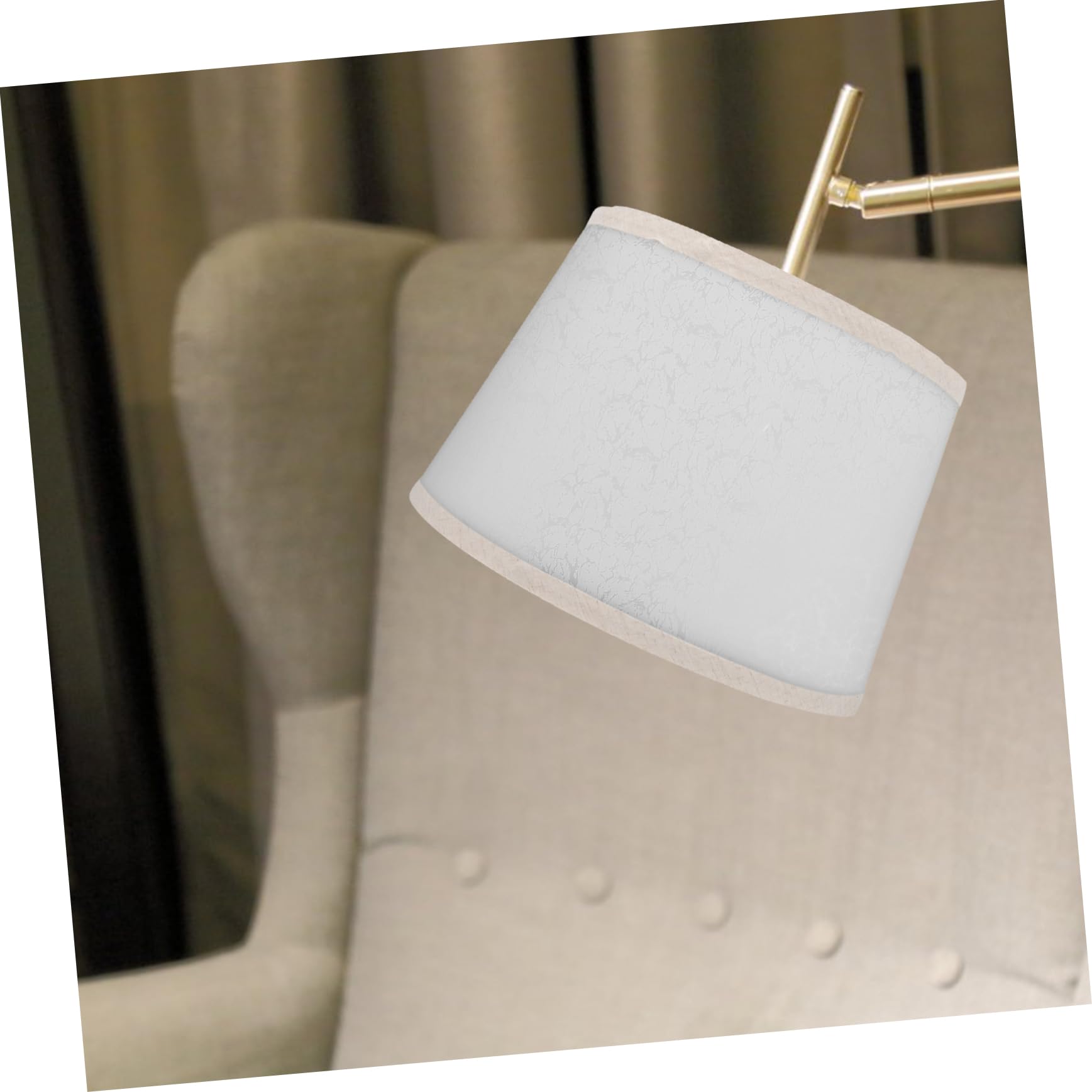 Materiale per Paralume per Lampade Bianco, in PVC 2 Pezzi