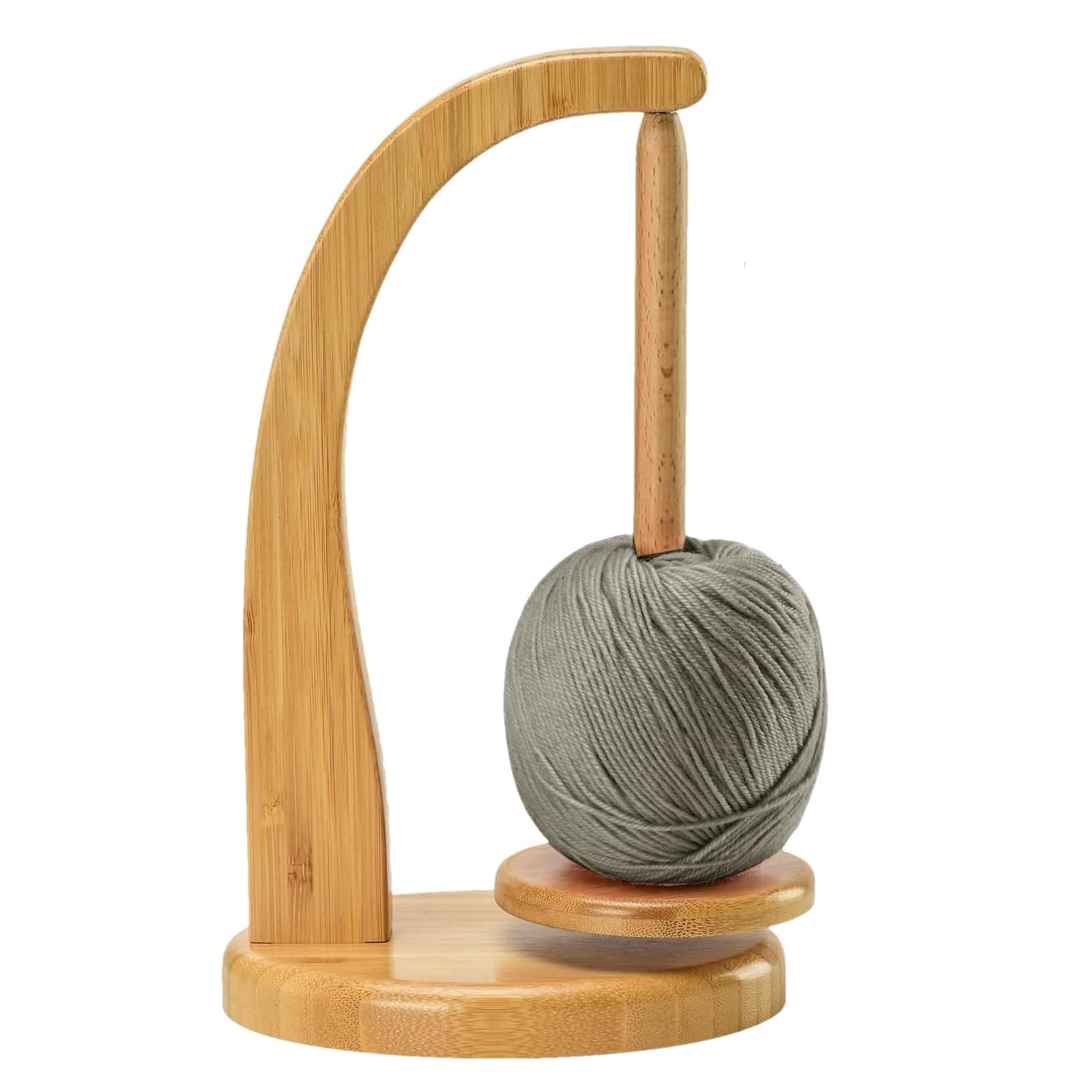 Yarn Winder - Avvolgitore per lana, girevole e magnetico, in lana, per accessori per uncinetto e lavori a maglia