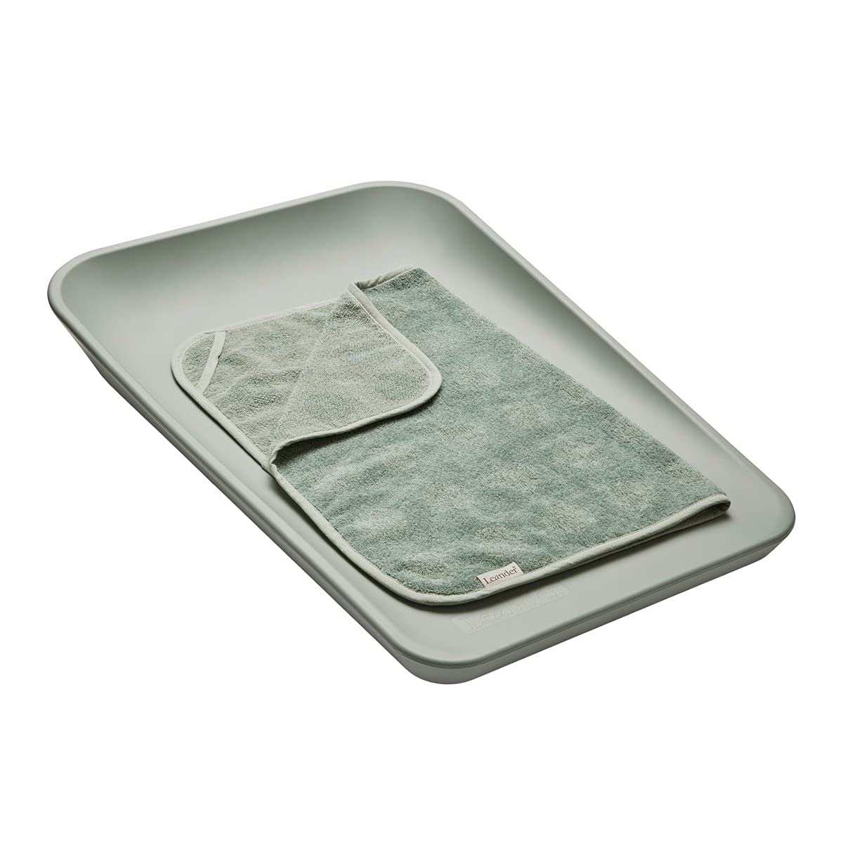 Leander Matty - Cuscino avvolgente + topper, colore verde sage