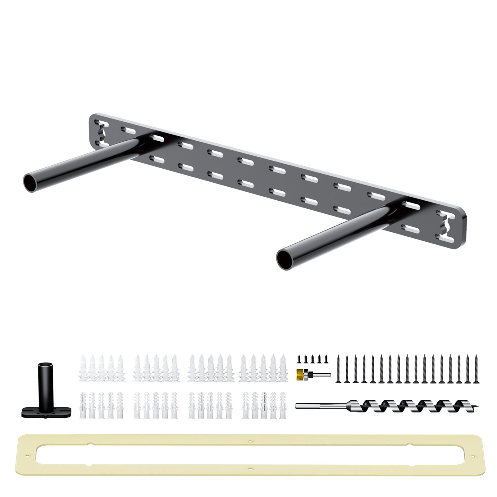 Photo 1 of 1pc Floating Shelf Hardware Heavy Duty Hidden Shelf Brackets Support,Wall Mounting Invisible Floating Shelves Bracket with Jig (18" x 8" x 1.5" with Tools)