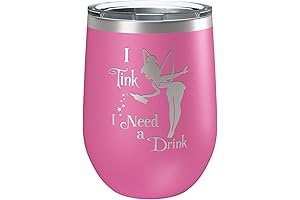 Tinkerbell Wine Tumbler: Great for Laugh or Drink!
