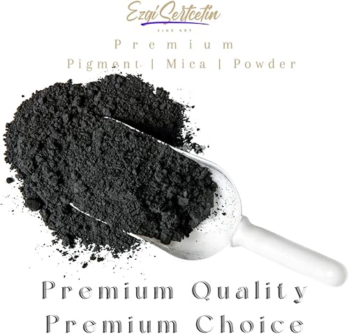 Miniatura 7 de Pigmento en polvo de alta calidad, 1.76 oz, auténticos colores metálicos nacarados y neón únicos y brillantes, especialmente formulado para obras de