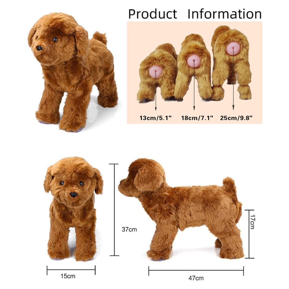Jouet d'accouplement interactif pour Chiens, Simulation de Partenaire d'animal de Compagnie, Jouet de soulagement pour Chien, Oreiller de Compagnon pour Chiot, Sucette, câlin,28cm