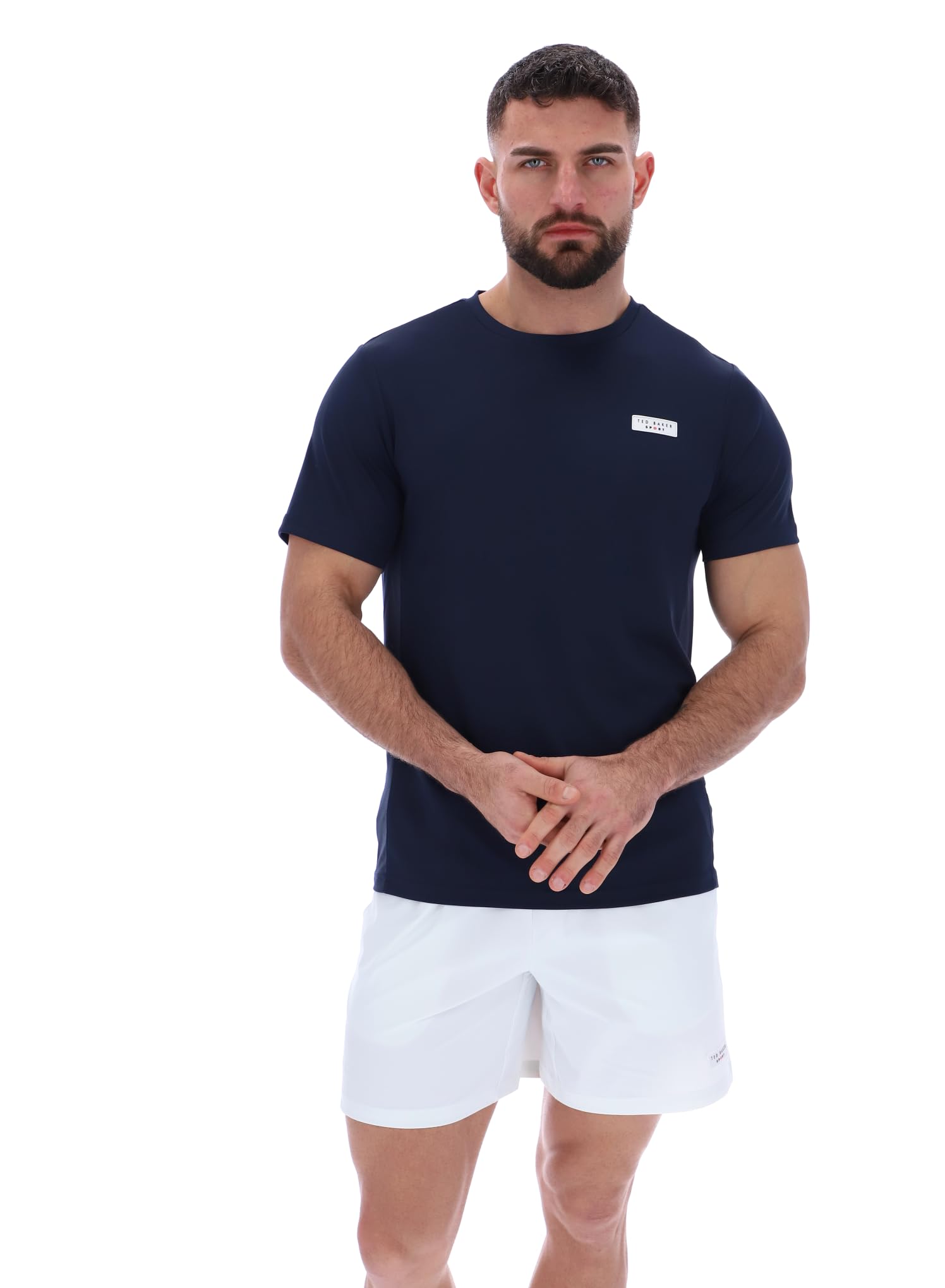 Ted Baker Sport Mens Henry Tennis T-Shirt  Navy  Medium