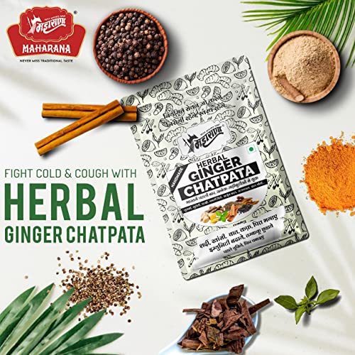 Image of MAHARANA Herbal Ginger Chatpata Mouth Fresheners - Extremely Digestive Mukhwas Made Of Ginger Helps During Travelling As Time Pass & Delicious After-Meal Snack (5)