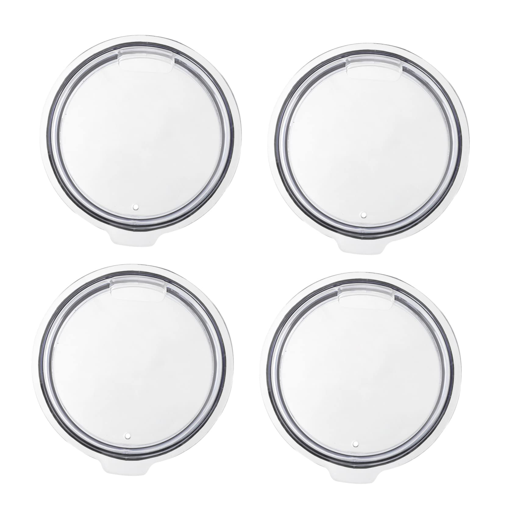 SOLUSTRE 4Pcs Airtight Tumbler Lids Replacement for Cups and Cup Covers Lightweight and Portable Suitable for Home Office School and Shops