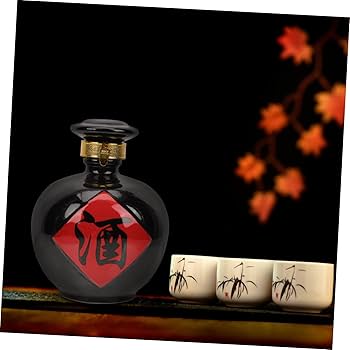 Amazon｜NUOLUX セラー密閉ワインジャー 中国の酒瓶 伝統的な