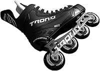 Vista 5 de TronX Stryker 3.0 Senior Adult Junior Kids Inline Roller Hockey Skates, New