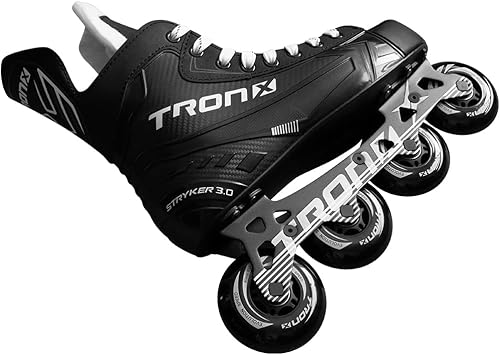 Miniatura 5 de TronX Stryker 3.0 - Patines de hockey en línea para adultos mayores y niños, nuevo modelo