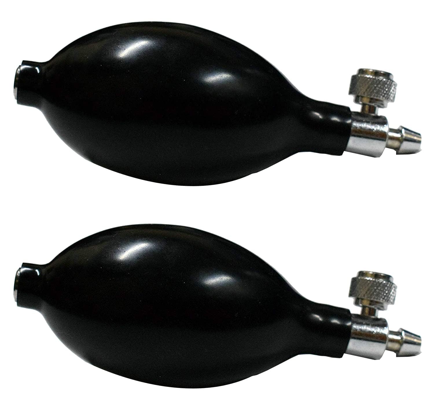 VATS BP Bulb With Valve 2 Pc. For Diamond & Other Brands BP (Black-SSS Bulb_Valve) 2 Bulb+2 Valve
