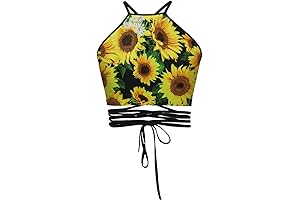 Sunflower Crop Tube Top
