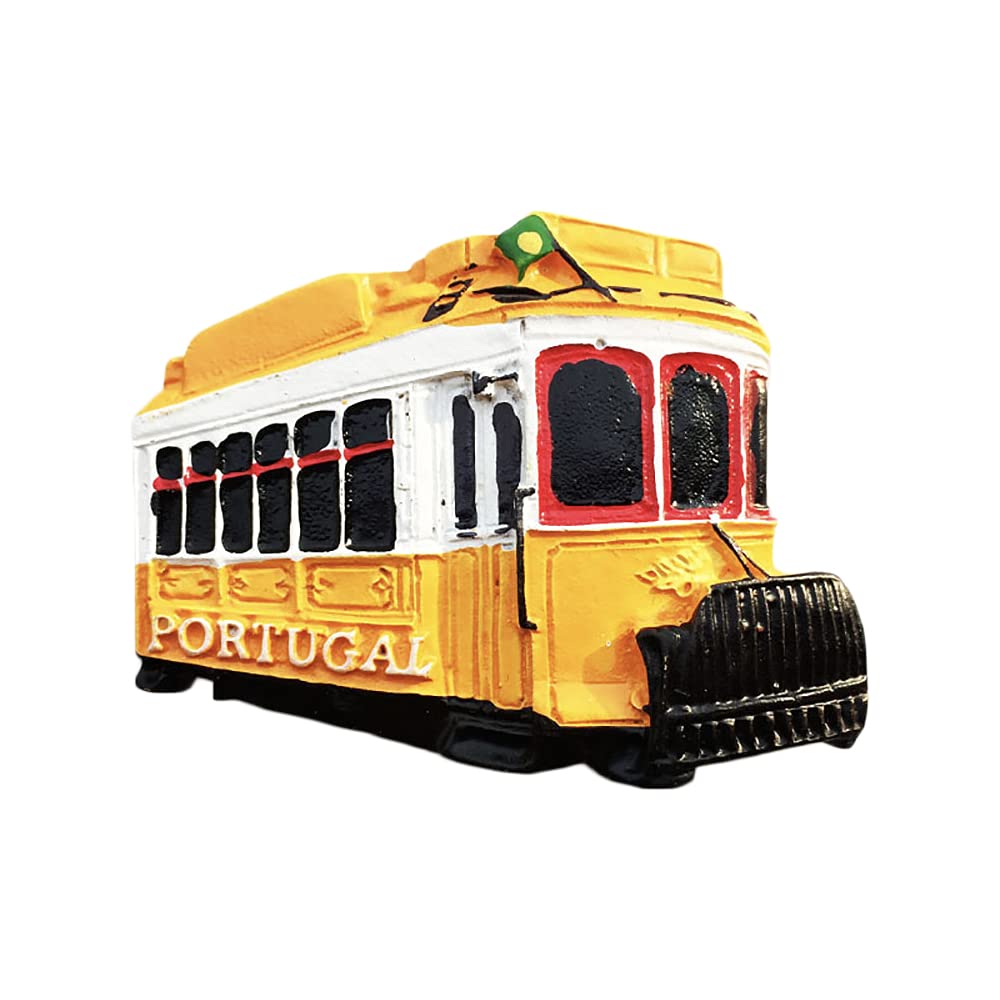 MUYU Magnete Frigorifero 3D Lisbona Portogallo – Souvenir Da Viaggio Fatto A Mano In Poliresina (12,2 Cm) - 4