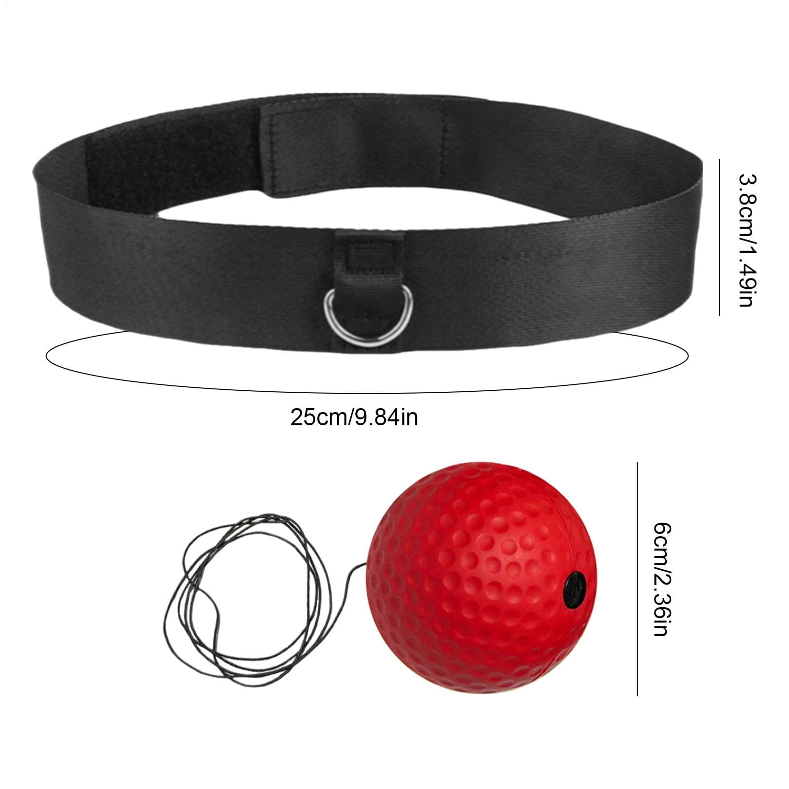 Pelota de boxeo Reflex Ball - Juego de diadema de pelota de boxeo | Pelota de reflejo de boxeo con diadema | Equipo de entrenamiento al aire libre Pelota de react para dormitorio, dormitorio de viaje