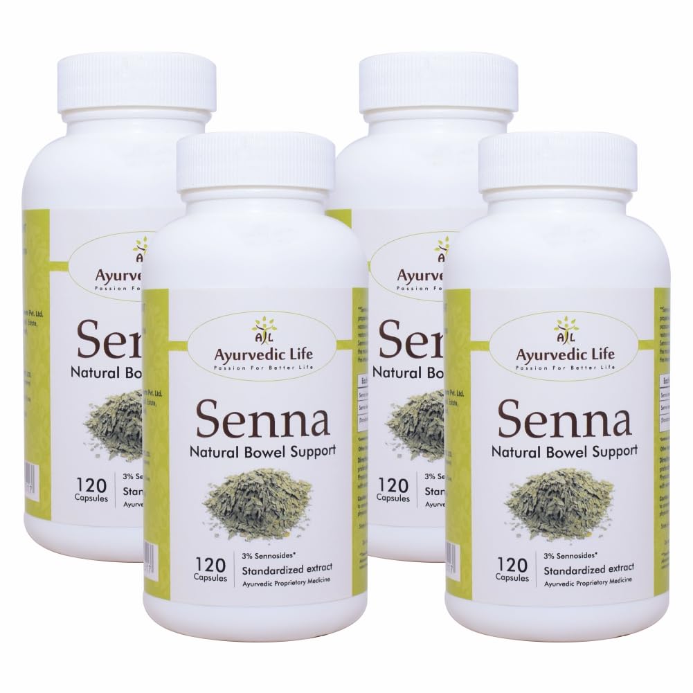 Ayurvedic Life Senna 120 Capsule Pack of 4