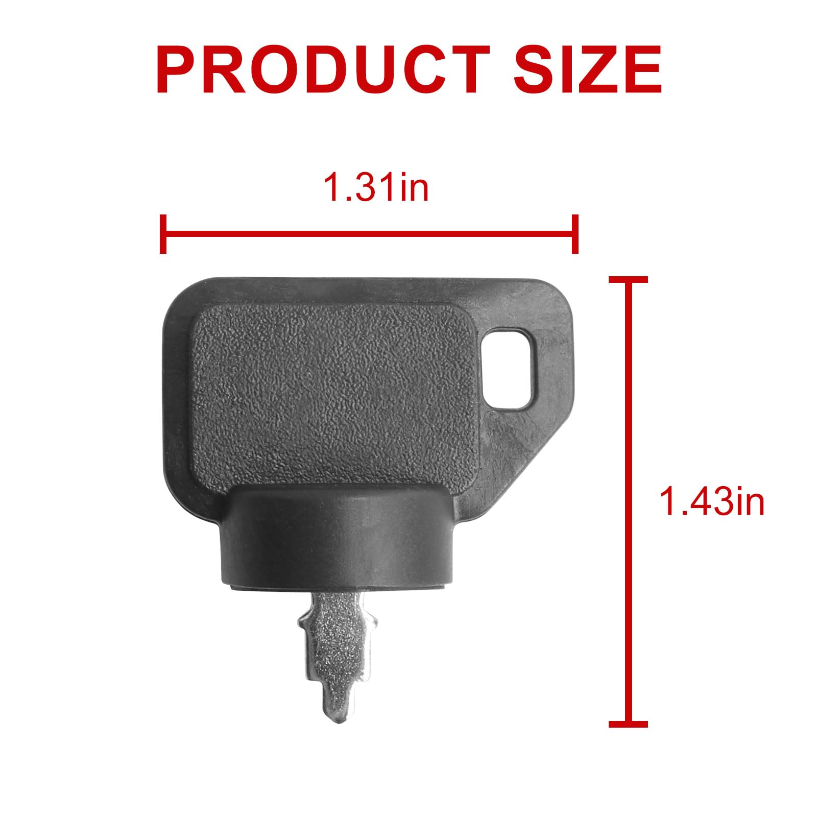 VIDABTE Ignition Switch Key for Exmark & Toro 63-8360 103-2106 1-603511 62-7770,Compatible with Titan Z-Master,Lazer Z,Turf Ranger,Navigator,Turf Tracer X-Series,Pioneer,Metro(3 pcs)