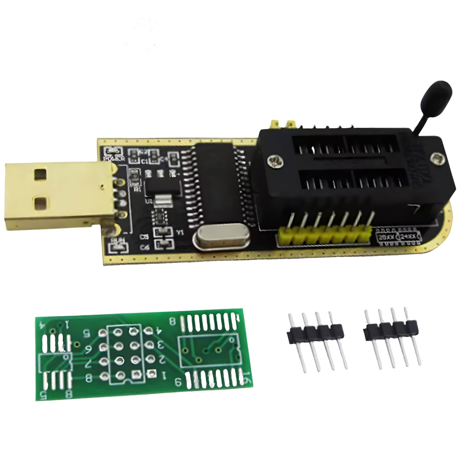 Kaeltsyn Universally Usb Interfaces Programmer Adapter With Parallel Epp Serials Uart12cspi And Voltages Choices 3.3V Or 5V Parallel Programming Interfaces