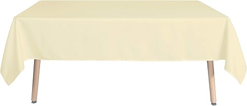 Miniatura 2 de sancua Mantel rectangular resistente a las manchas y a las arrugas, mantel de poliéster lavable, funda decorativa de tela para mesa de comedor,